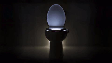 Illumibowl is a night light for your toilet bowl to stop you ...