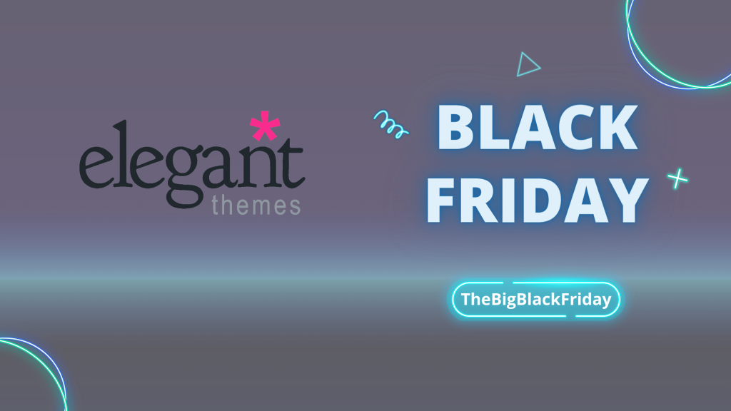 Elegant Themes Black Friday - TheBigBlackFriday