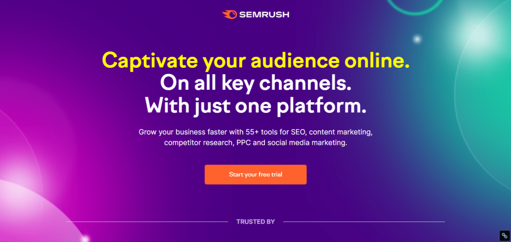 Semrush Official Page
