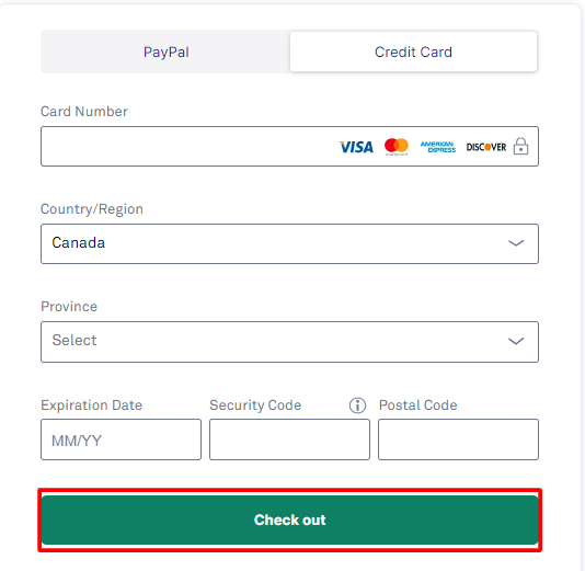 Grammarly-Inter the payment details