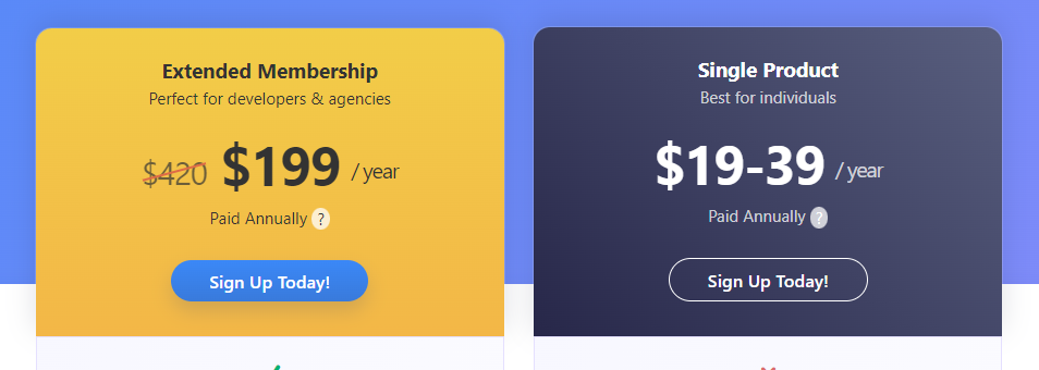 MyThemeShop - pricing plans