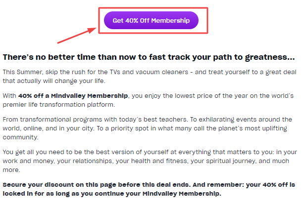 Click On Get 40% Off Membership