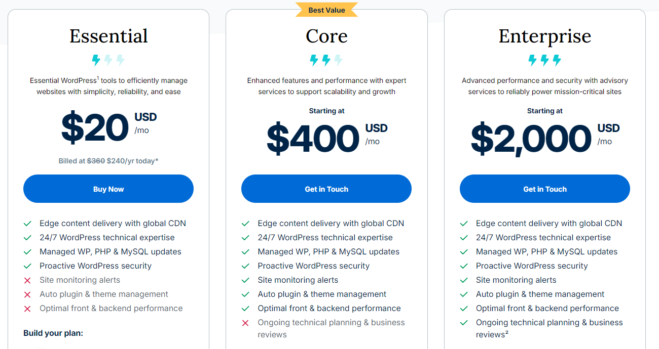 Choose Any Wp Engine Plan