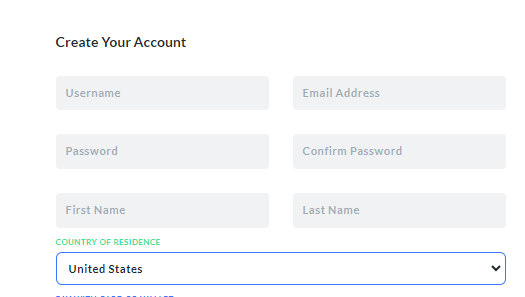 Create Your Account